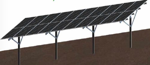 Ramming Pile Ground Mount (Slope Area)